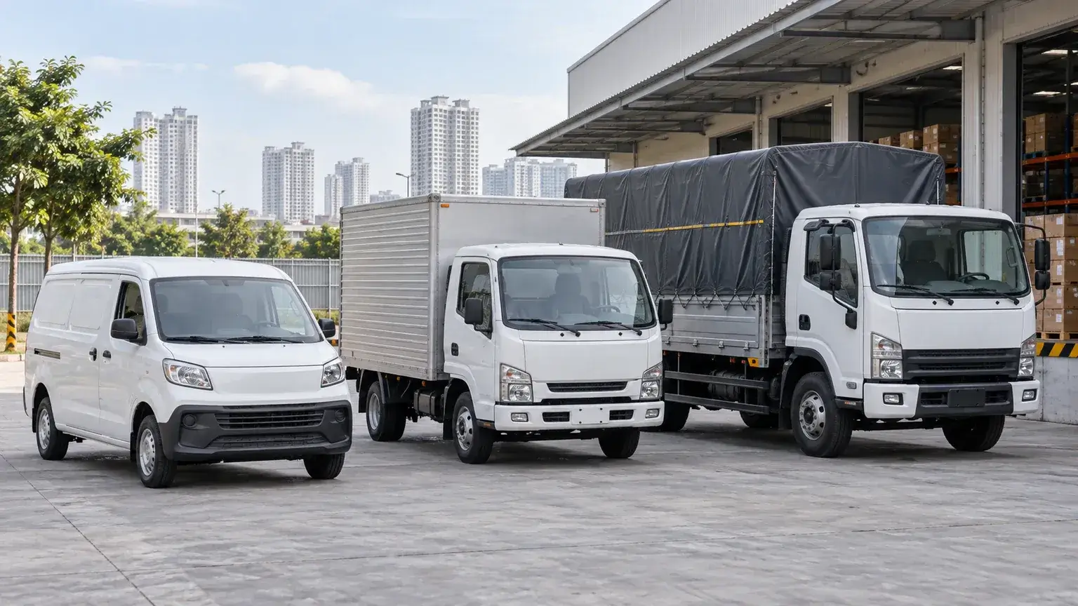 Các loại xe tải chở hàng phổ biến cho doanh nghiệp nhỏ